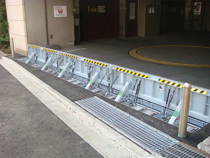 【ミズガード】跳ね上げ式防水板