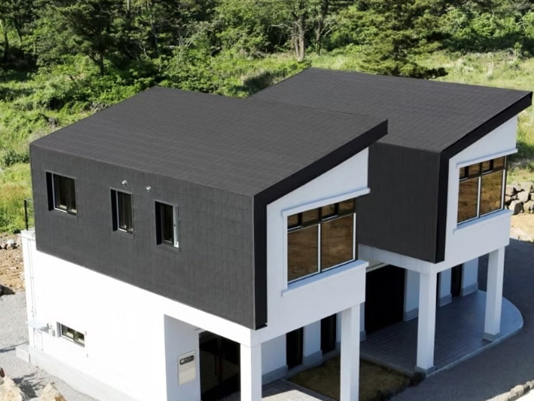 【スカイメタルルーフ】ストーンチップ鋼板屋根材