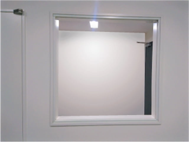 【エックス線室】鋼製観察窓