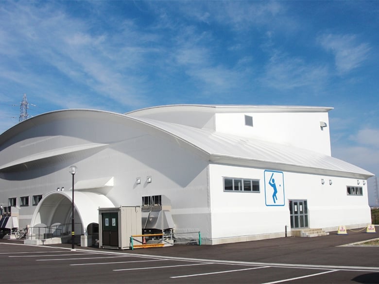 スポーツ施設用テント 施工実績/今泉テント株式会社