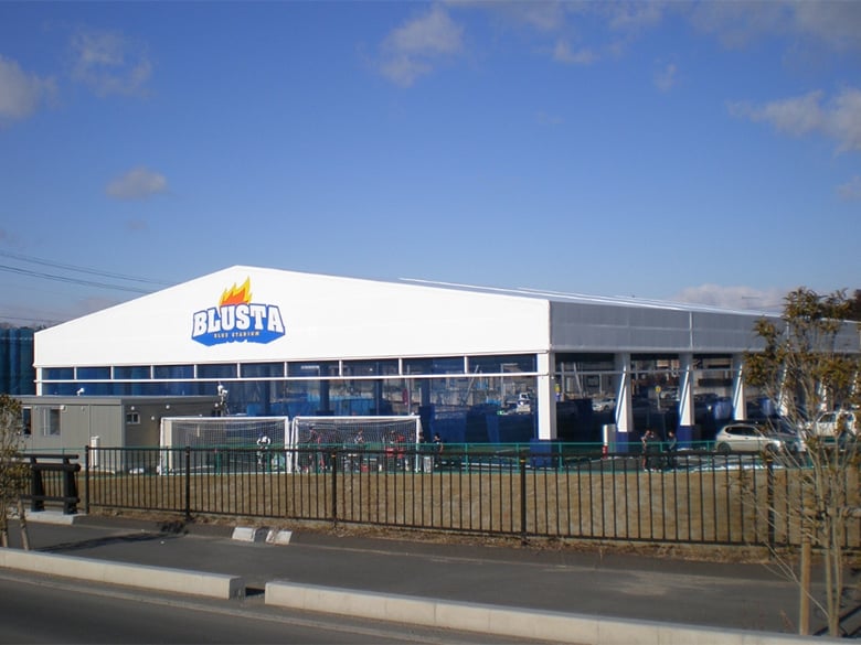スポーツ施設用テント 施工実績
