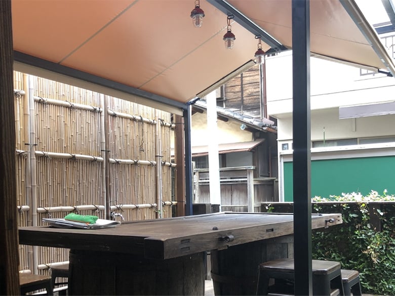 レジャー用日除けテント 施工事例