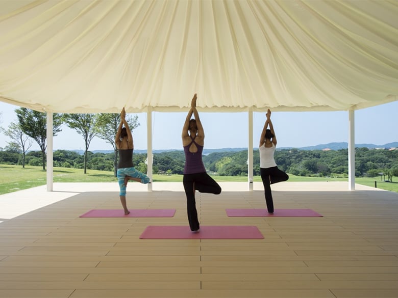レジャー用日除けテント 施工事例
