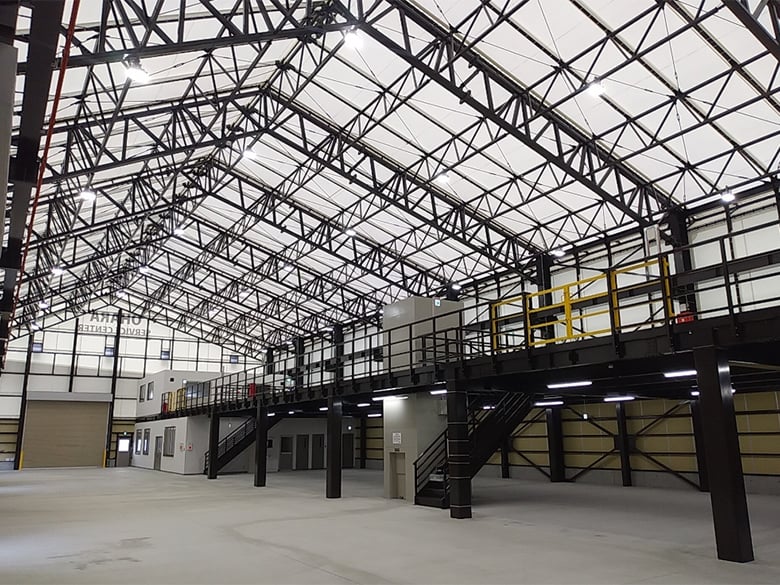 テント倉庫 施工実績