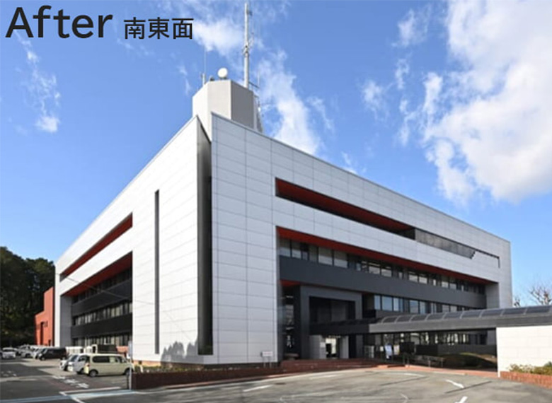 外壁一面をカバーする「ISノンシールパネル タイルカバー工法」