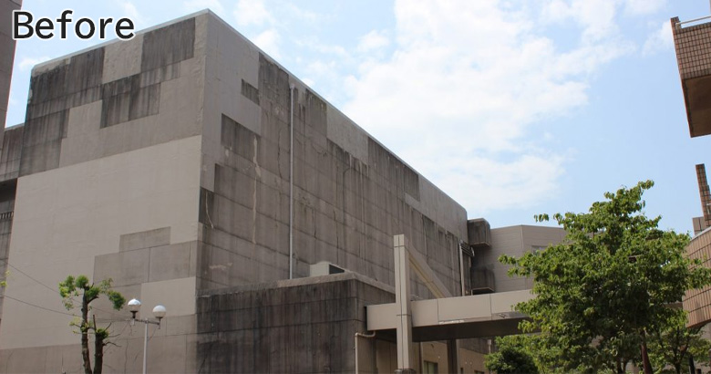 外壁一面をカバーする「ISノンシールパネル タイルカバー工法」