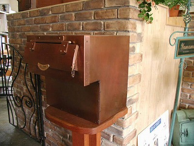 オリジナル銅製ポスト