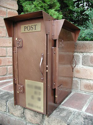 オリジナル銅製ポスト