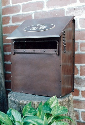 オリジナル銅製ポスト