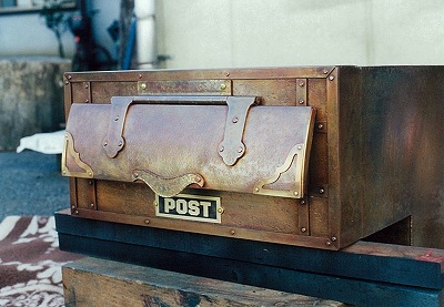 オリジナル銅製ポスト