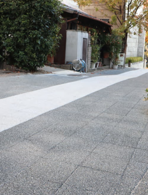 舗装ブロック【洗い出し】