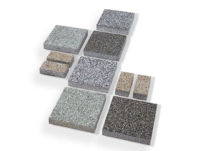 舗装ブロック【洗い出し】