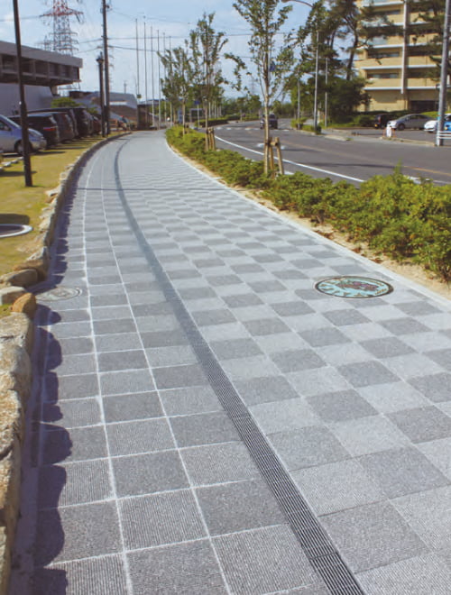 舗装ブロック【ペールスリットS】