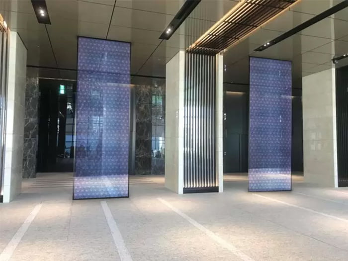 DDG JAPAN/和紙ガラス/四季の和紙(エントランス)