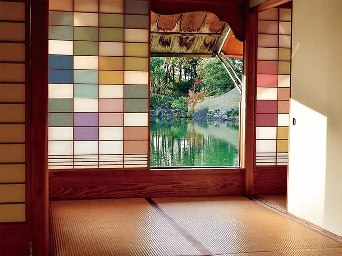 DDG JAPAN/和紙ガラス/色和紙(和室・障子扉)