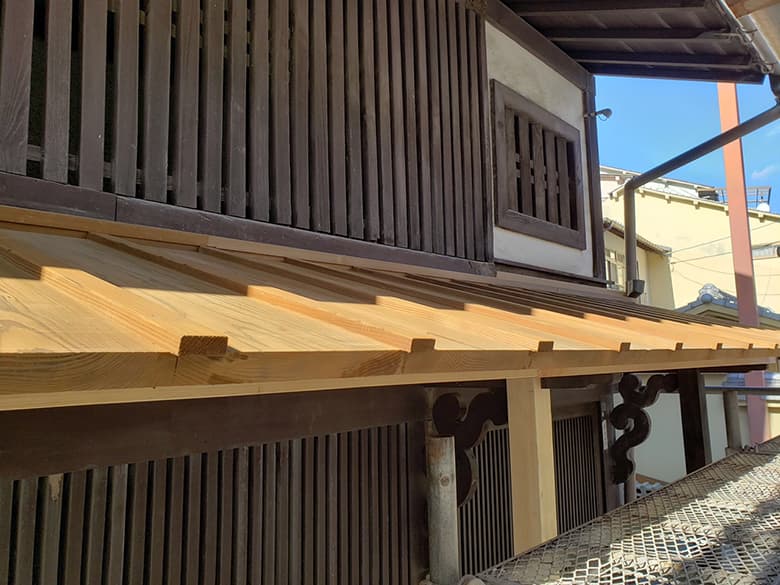 E&apos;s-WOOD 外構材(軒天・外壁板)