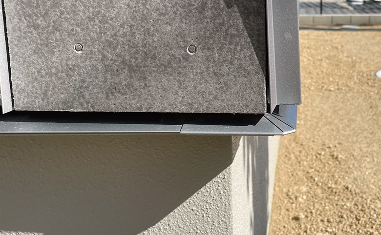 鋼板製 WM防鼠付シャープ水切り