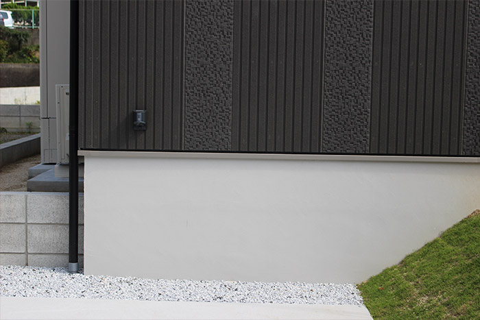 住宅基礎の化粧防汚保護材 無機質系『基礎まもーる』