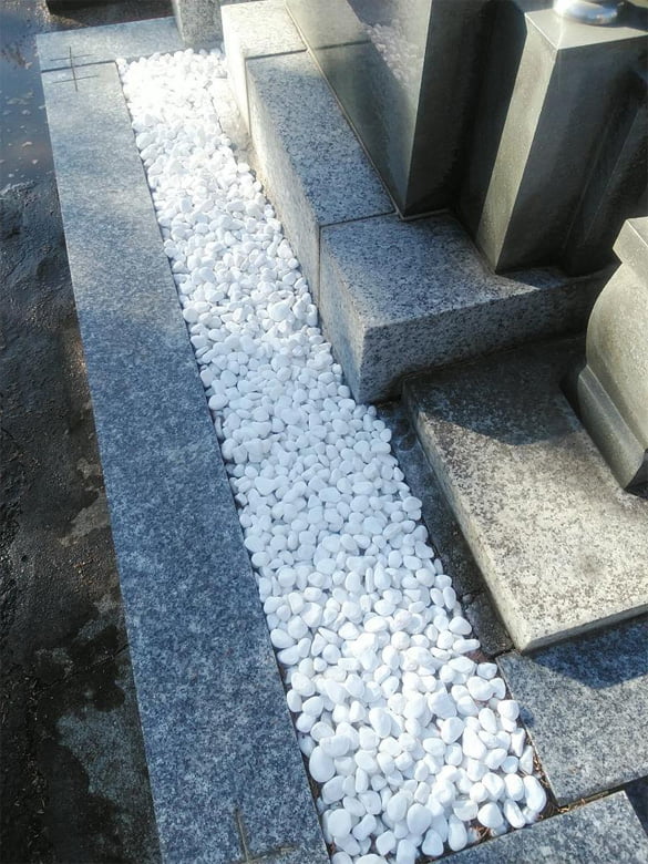 BSホワイト石(白玉砂利)