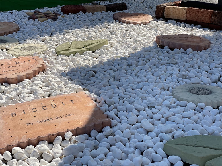 BSホワイト石(白玉砂利)