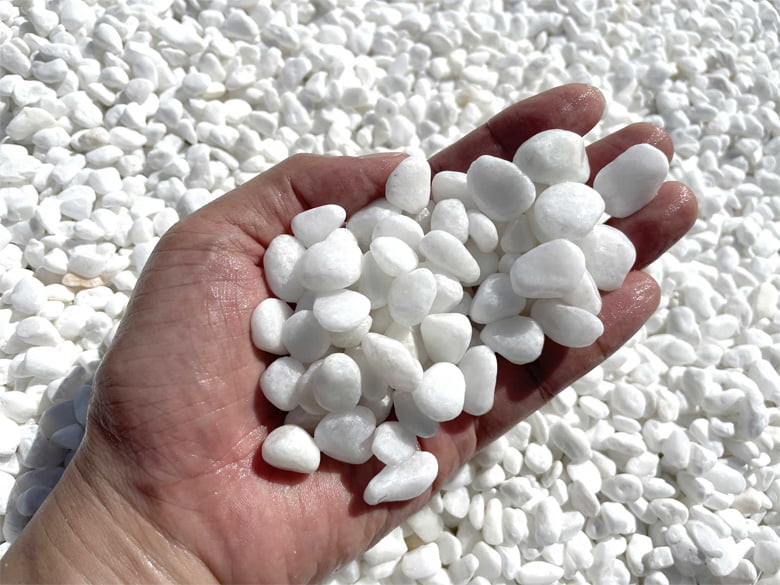 BSホワイト石(白玉砂利)