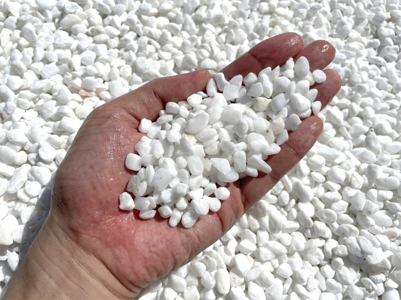 BSホワイト石(白玉砂利)