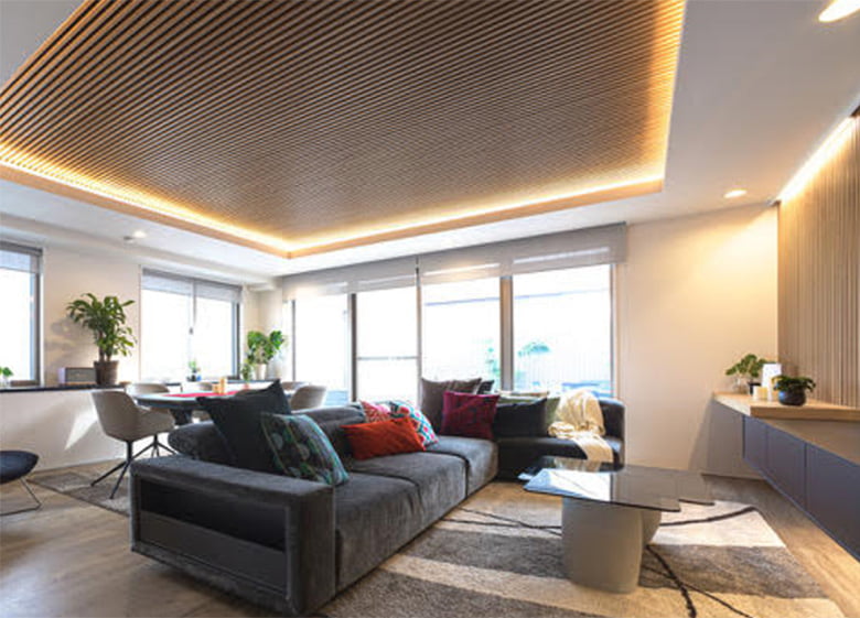 リブ天井Ⅱツートン/片桐銘木工業株式会社