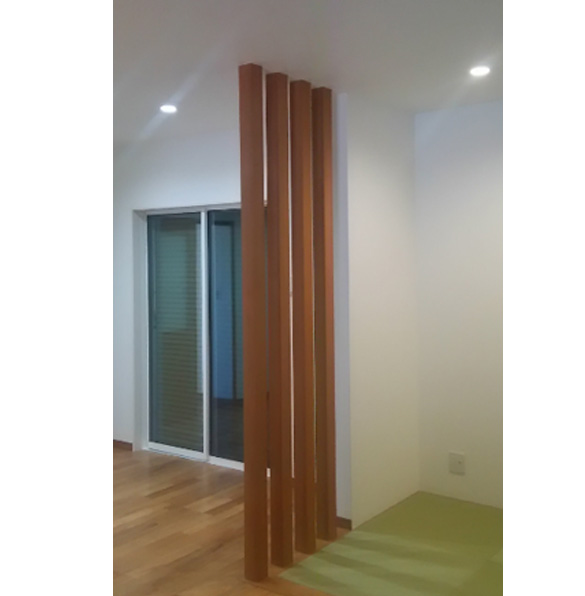 木質パーティション(90角)