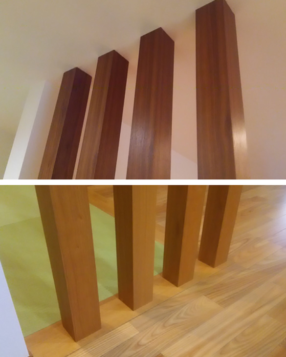 木質パーティション(90角)