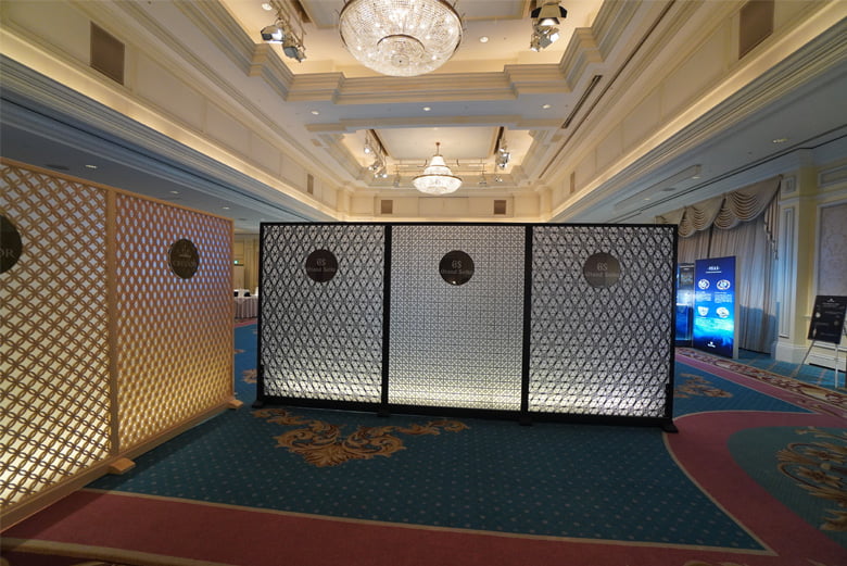 「縁起組子」衝立・パーティション