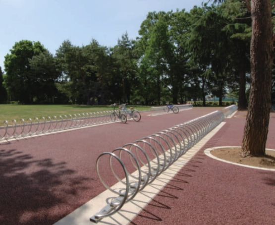 景観配慮型サイクルスタンド「D-NA(ディーナ)」