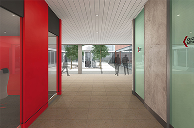 島根益田工場 イメージCG:内観