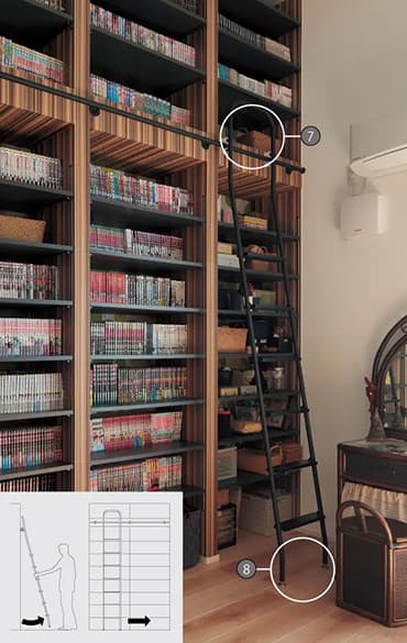 ロフト階段「Lofty(ロフティー)スライド」