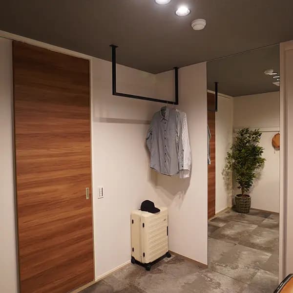 スチール製物干し「Hosuba(ホスバ)」角パイプ