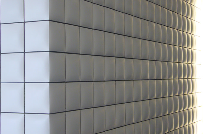 セラミックタイル 「ラウンドスクエアモデルA+ミニ」Round Square Model A+mini