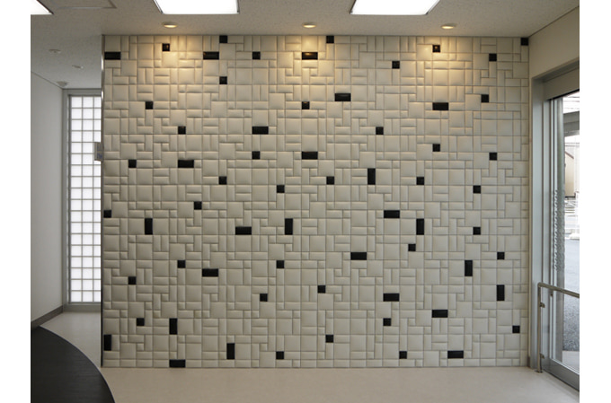 セラミックタイル 「ラウンドスクエアモデルA+ミニ」Round Square Model A+mini