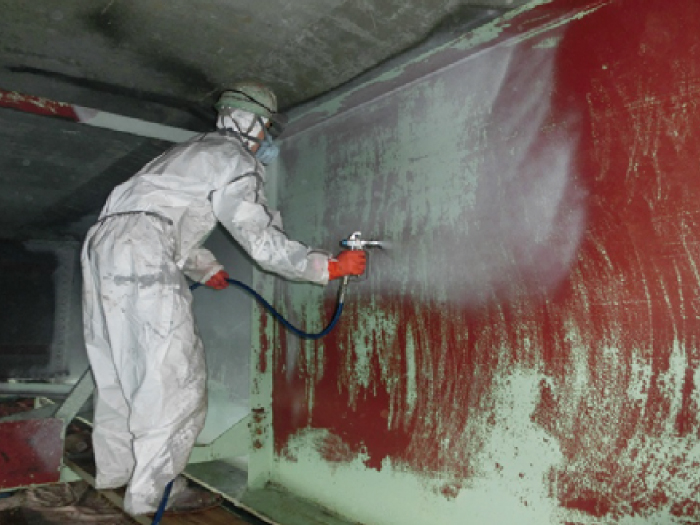 【NETIS登録番号:CB-180010-VR 】新環境配慮型 鋼構造物用水系塗膜剥離剤 「キクスイ アクアリムーバーエコ」