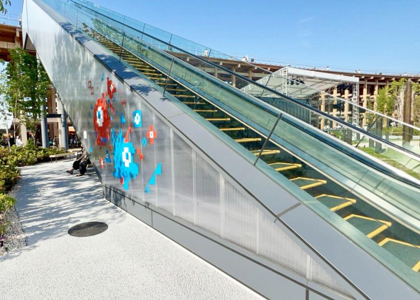 中空ポリカパネル「SEPLUX / セプラックス」関西・大阪万博施工例