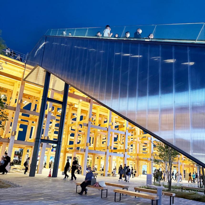 中空ポリカパネル「SEPLUX / セプラックス」関西・大阪万博施工例