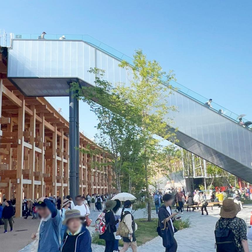 中空ポリカパネル「SEPLUX / セプラックス」関西・大阪万博施工例