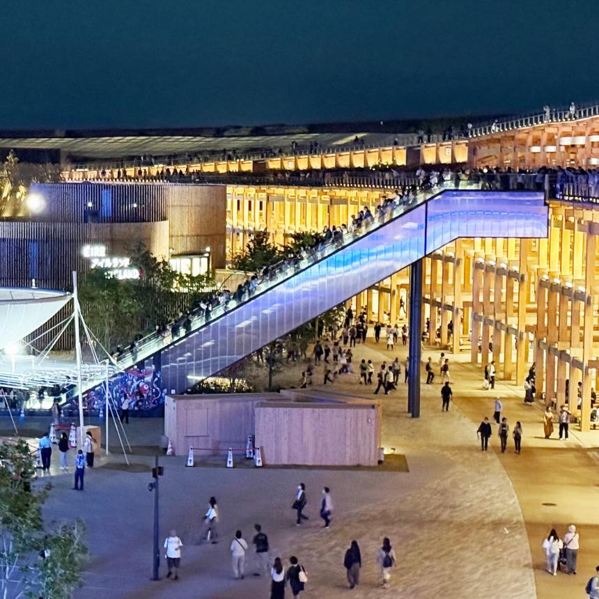 中空ポリカパネル「SEPLUX / セプラックス」関西・大阪万博施工例