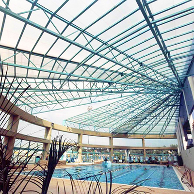 中空ポリカシート「Polvgal / ポリガル」天井・屋根事例