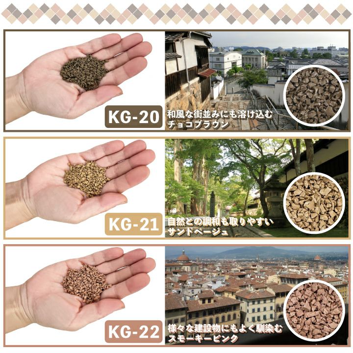 カラーゴムチップ アースカラー