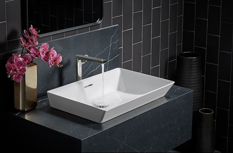 コンポーズド トール洗面混合水栓サイドハンドル:コーラー/KOHLER