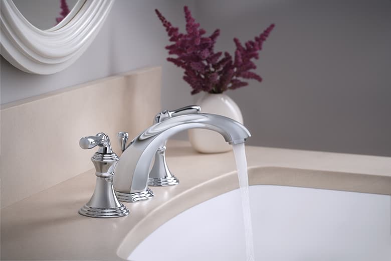 デボンシャ 2ハンドル洗面混合水栓:コーラー/KOHLER