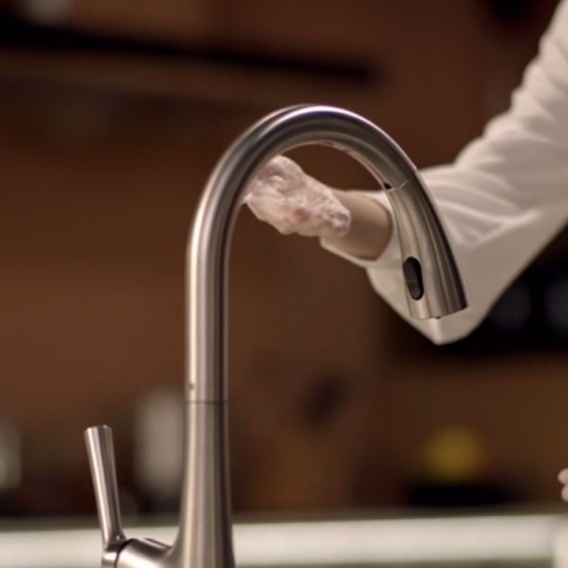 マレコ タッチレス 引出式キッチン混合水栓(JWWA認証品)