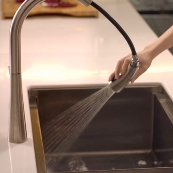 マレコ タッチレス 引出式キッチン混合水栓(JWWA認証品)