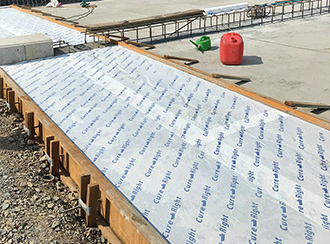 コンクリート養生シート Cure Right 小泉製麻株式会社 建築 設備 建材メーカー一覧 建材ナビ 建築材料 建築資材専門の検索サイト