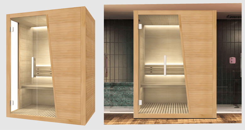 屋内サウナ< CUBE3B・CUBE3W >