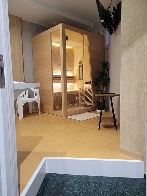 木製室内サウナ CUBE3W